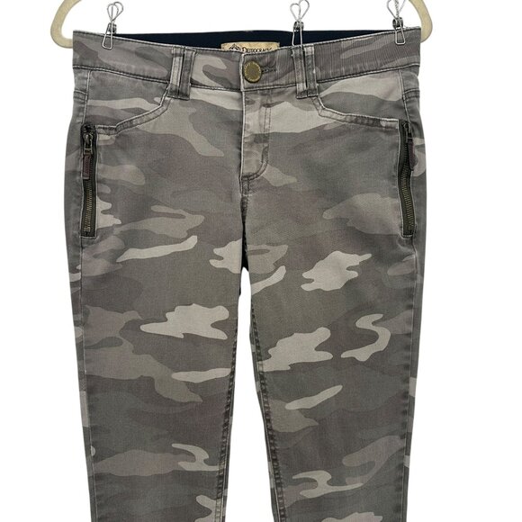 Democracy Ab Technology Camouflage Gray Skinny Jeans Womens 4 - Picture 2 of 9